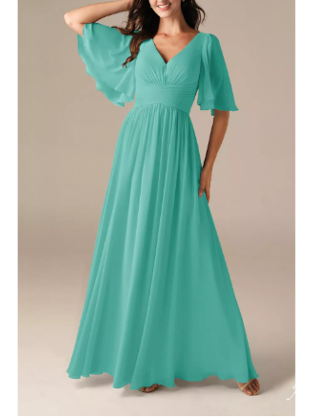 AW BRIDAL 4 S tiffany Kenney wedding formal party bridesmaid maxi dress 0B1